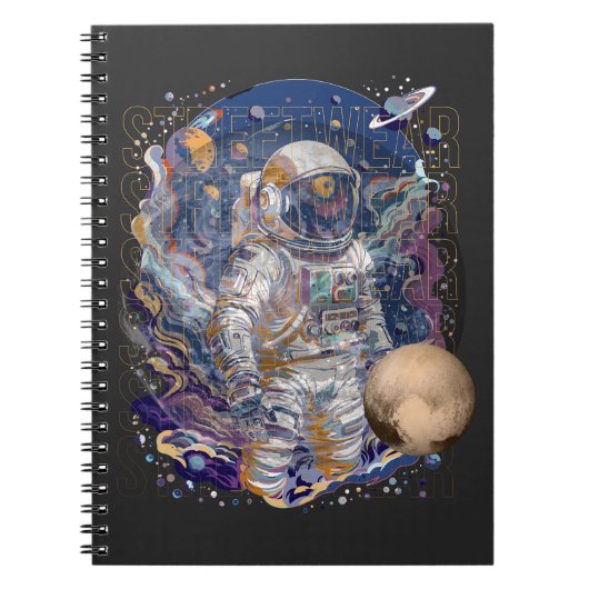 Astronautisch ontwerp notitieboek (Voorkant)