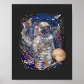 Astronautisch ontwerp poster (Voorkant)