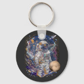 Astronautisch ontwerp sleutelhanger (Voorkant)
