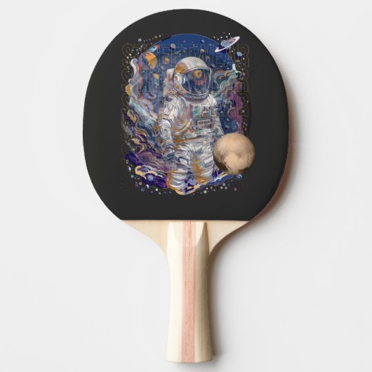 Astronautisch ontwerp tafeltennisbatje (Voorkant)