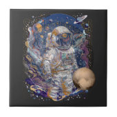 Astronautisch ontwerp tegeltje (Voorkant)