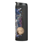 Astronautisch ontwerp thermosbeker (Geroteerd rechts)