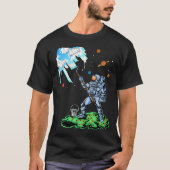 Astronautisch schilderij t-shirt (Voorkant)