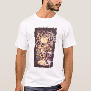 Astronautisch tattoo t-shirt
