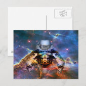 Astronautische desintegratie briefkaart (Voorkant / Achterkant)