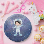 Astronautische jongen Buitenruimte Papieren Bordje (Feest)