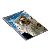 Astronautische koel Afbeeldingen koel ruimte Notitieboek (Rechterzijde)