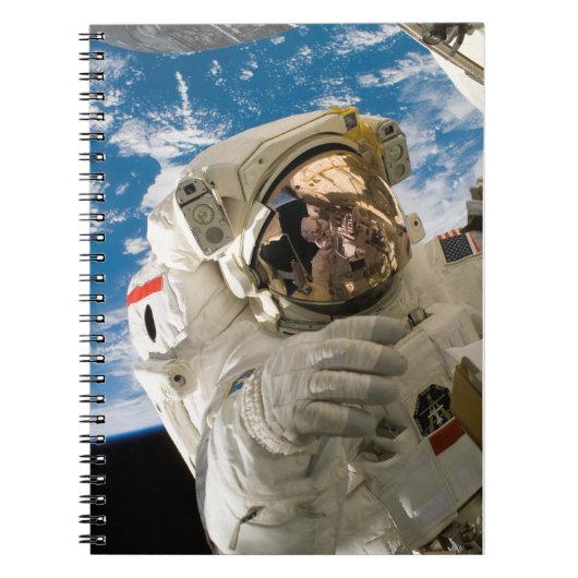 Astronautische koel Afbeeldingen koel ruimte Notitieboek (Voorkant)
