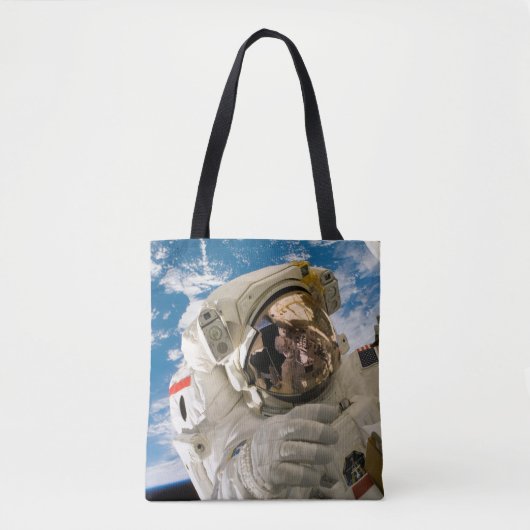 Astronautische koel Afbeeldingen koel ruimte Tote Bag (Voorkant)