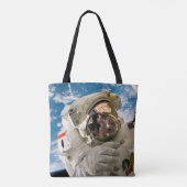 Astronautische koel Afbeeldingen koel ruimte Tote Bag (Achterkant)