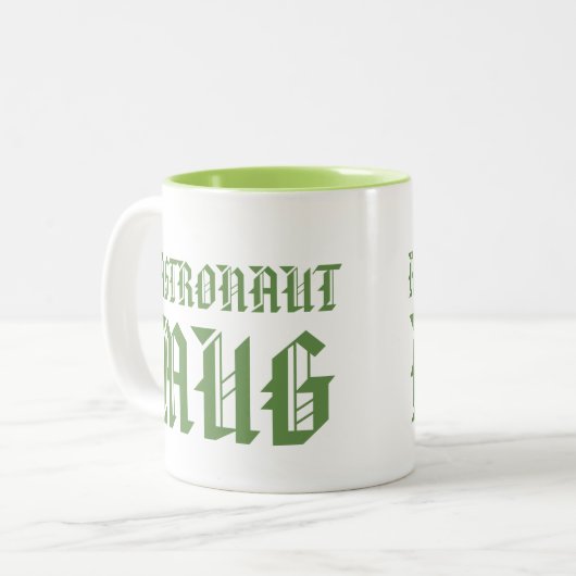Astronautische mok (Voorkant links)