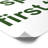 Astronauts ate food kweekt in de ruimte - voedself poster (Hoek)