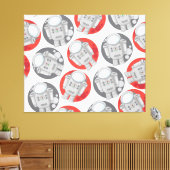 Astronaut's Canvas Afdruk (Insitu (Woonkamer))