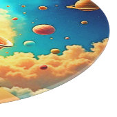 Astronaut's Coffee Cosmos Journey Snijplank (Hoek)