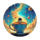 Astronaut's Coffee Cosmos Journey Snijplank (Voorkant)
