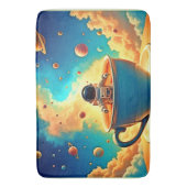 Astronaut's Coffee Cosmos Reis Badmat (Voorkant Verticaal)