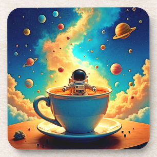 Astronaut's Coffee Cosmos Reis Bier Onderzetter