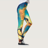 Astronaut's Coffee Cosmos Reis Leggings (Rechts)