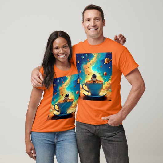 Astronaut's Coffee Cosmos Reis T-shirt (Unisex)