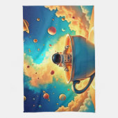Astronaut's Coffee Cosmos Reis Theedoek (Verticaal)