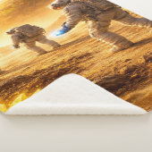 Astronauts explore yellow planet sherpa deken (3/4)