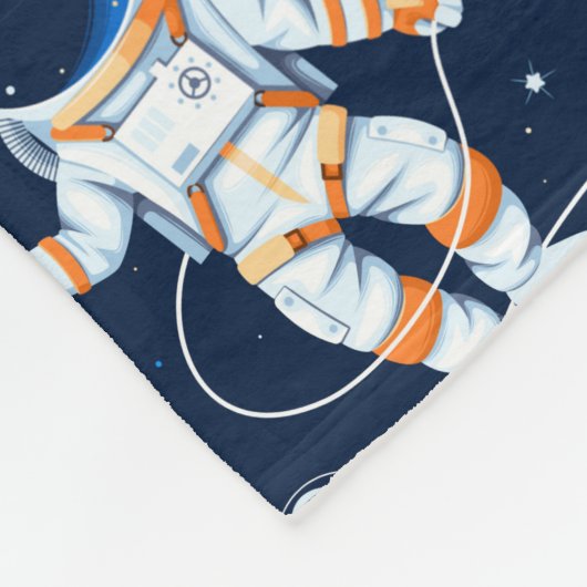 Astronauts fleece deken (Hoek)
