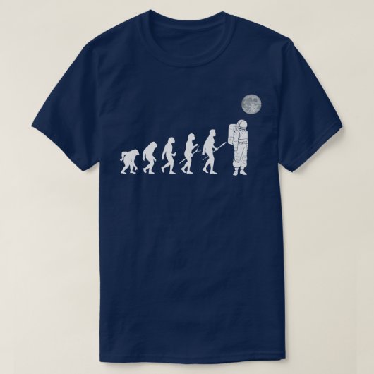 Astronauts Human Activity Evolution Walking in Spa T-shirt (Design voorkant)