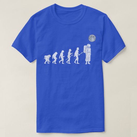 Astronauts Human Activity Evolution Walking in Spa T-shirt (Design voorkant)