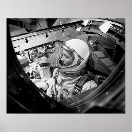 Astronauts in Gemini 4 Poster (Voorkant)