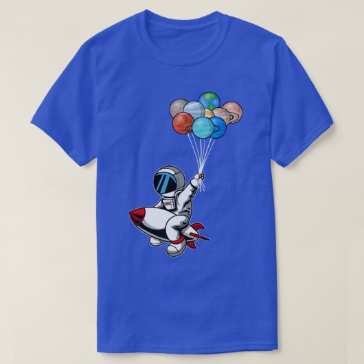 Astronauts Planets Buiten Space Explorer - Ik heb T-shirt (Design voorkant)