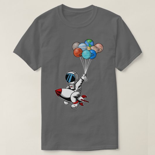 Astronauts Planets Outer Space Eplorer I Need Mor T-shirt (Design voorkant)