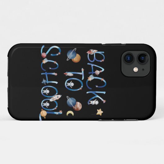 Astronauts Planets Space,back to school Case-Mate iPhone Case (Achterkant (horizontaal))