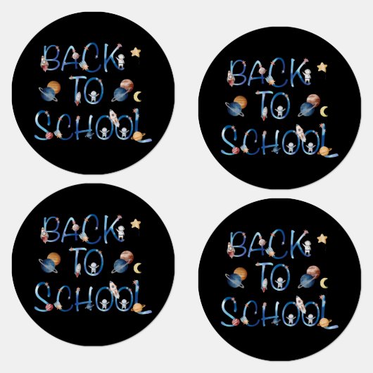Astronauts Planets Space,back to school Labels (Groep)
