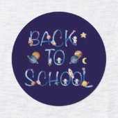 Astronauts Planets Space,back to school Labels (Design 1)