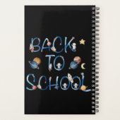 Astronauts Planets Space,back to school Planner (Achterkant)