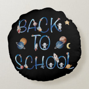 Astronauts Planets Space,back to school Rond Kussen
