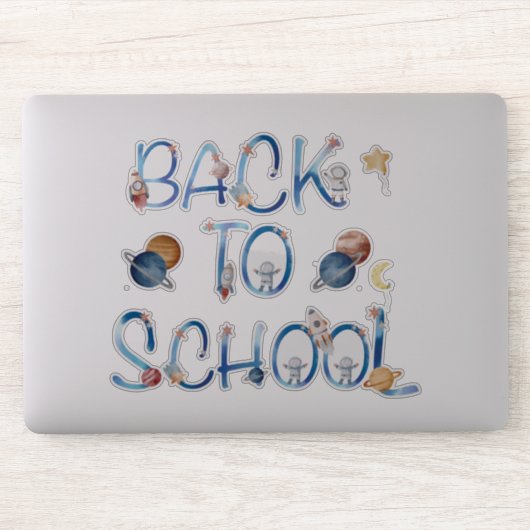 Astronauts Planets Space,back to school Sticker (Computer)