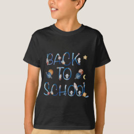 Astronauts Planets Space,back to school T-shirt