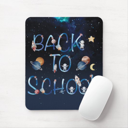 Astronauts Planets Space, terug naar school Muisma Muismat (Met muis)