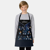 Astronauts Planets Space, terug naar school Schort (Gedragen)