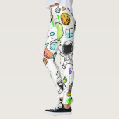 Astronauts Spaceships Aliens Leggings (Links)