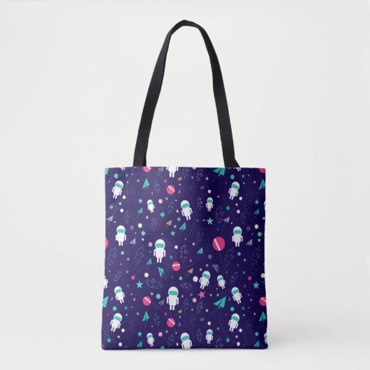 Astronauts Tote Bag (Voorkant)