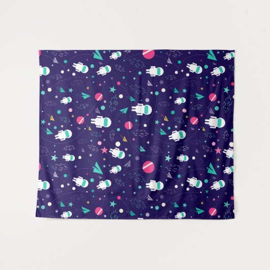 Astronauts Wandkleed (Voorkant (horizontaal))