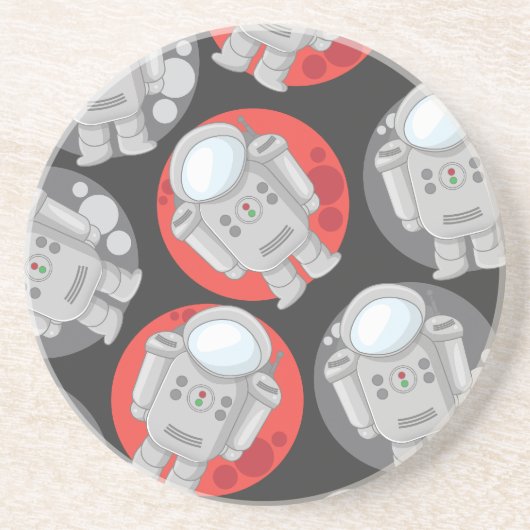 Astronaut's Zandsteen Onderzetter (Voorkant)