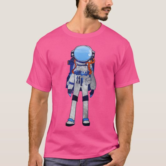 Astroneer Astronaut - uitgespreid T-shirt (Voorkant)