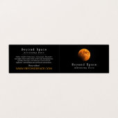 Astronomeer, Astronomie Store. Visitekaartje (Buitenkant ongevouwen)