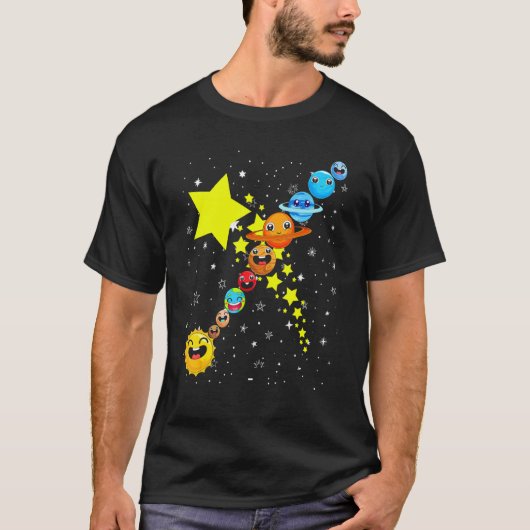 Astronomeer Outer Space Travel Science Astronomie T-shirt (Voorkant)