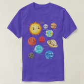 Astronomeer Planets Cute Astronomer T-shirt (Design voorkant)
