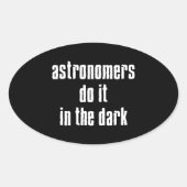 Astronomen doen het… Sticker (Voorkant)