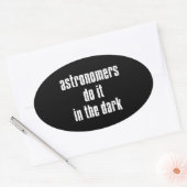 Astronomen doen het… Sticker (Envelop)